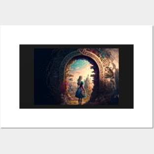 Alice in Wonderland wallpaper Posters and Art